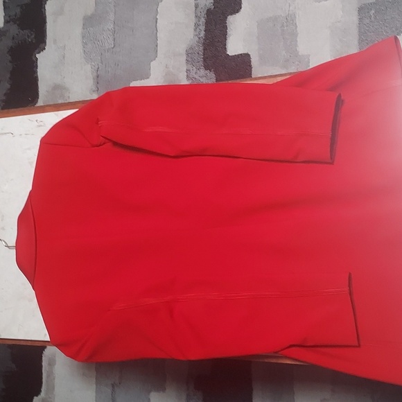 Calvin Klein RED Ladies Mid-length blazer- Size 2 - Picture 6 of 7
